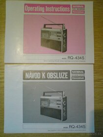 Rádio-magnetofón NATIONAL PANASONIC RQ-434 SD - 16