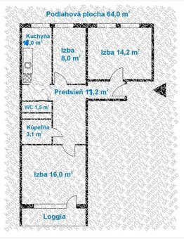 REZERVOVANÉ - Predaj 3-izbového kompletne... - 16