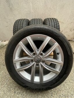 DUNLOP 205/55R16 + 5x112 VW original - 16