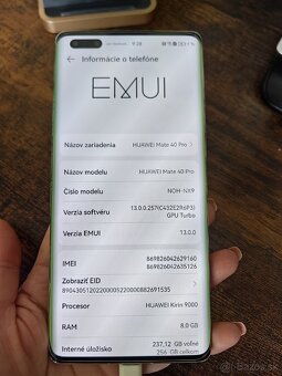 Huawei Mate 40pro 256GB dual sim - 16