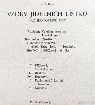 Kuchařská kniha domácnosti, Rakousko-Uhersko, rok 1914 - 16