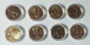 5€ mince, fauna a flóra, UNC, euro vlk,včela ... - 16