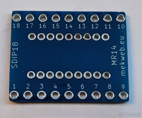 Adaptery pre integrovane obvody SDIP, TSSOP - DIP (hobby) - 16