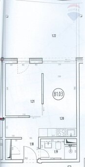 Prenájom menšieho 2 izb. bytu v projekte Multi Use House v S - 16