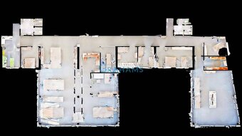 3D, prenájom kanc.priestorov 354 m2, lukratívna štvrť Nivy K - 16