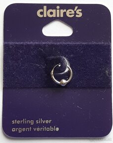 Strieborne nausnice - Claires - 16