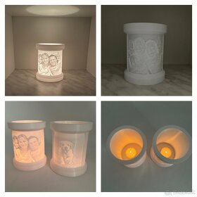 3D svietiace fotky - litografia / lithophane - 16