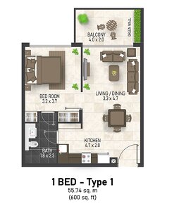 Prémiové ekologické apartmány v Dubaji Jumeirah Village Circ - 16