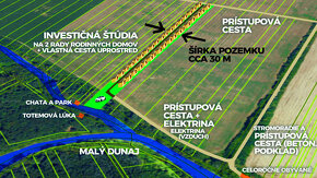 POZEMOK Bernolákovo, ELEKTRIKA, pri ZÁSTAVBE RD, pri RIEKE - 16