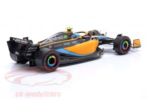 2X MCLAREN MCL36 2022 NORRIS A RICCIARDO SOLIDO 1:18 - 16