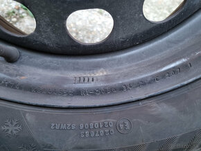 Zimné pneu 195/60 R16 + plech disky 5x100 6Jx16 H2 ET35 - 16