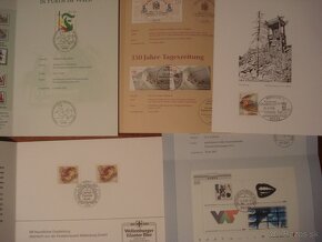 10 x FDC Československo 1986 a rôzne FDC a známky NSR - 16