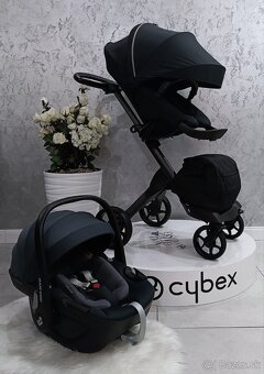 TROJKOMBINÁCIA NAJNOVŠÍ STOKKE XPLORY X ALL BLACK - 16