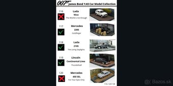 Kupim modely James Bond 1:43 - 16