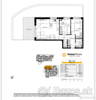 Moderný 3 izbový byt s priestrannou predzáhradkou - 16