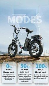 Výkonný mestský ebike Burchda 1000W,31.5Ah,45km/h,200km,nový - 16