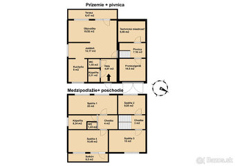 5- izb. dom- Ľubochňa, ÚP 154 m2, 437 m2 pozemok - 16