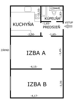 REZERVOVANÉ - Na predaj 2 izbový byt, 43m2, klíma, Košice-Ša - 16