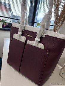 Burgundy kabelka Michael Kors - 16