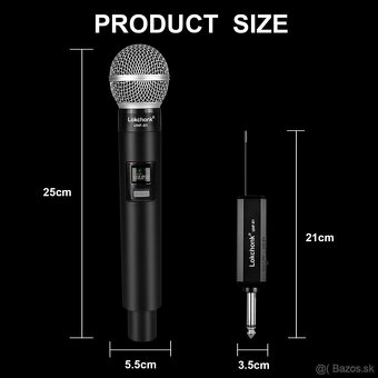 Digitálny mikrofón bezdrôtový + komplet : nový a zabalený - 16