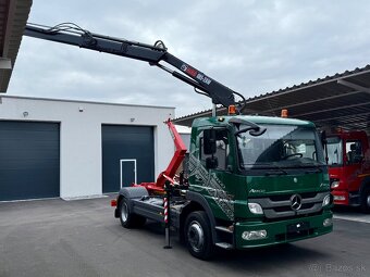 MERCEDES-BENZ ATEGO 1218 HÁKOVÝ NOSIČ HYDRAULICKÁ RUKA HIAB - 16