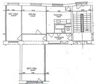 3izb, Haburská, 70m2, p. 3/3, balkón,tehla, kotolňa, Štrkove - 16