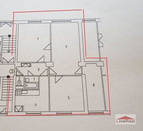 4izb, Uránová, zvýš.príz, 83m2, tehla, park, pôvodný stav - 16