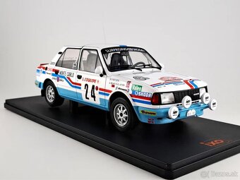 ŠKODA 130L 1988 ČERVENÁ,1987 Rally Monte Carlo 1/18 IXO - 16