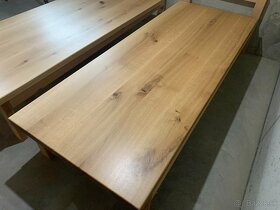 Masívny dubový stôl - Jedálenský - 16