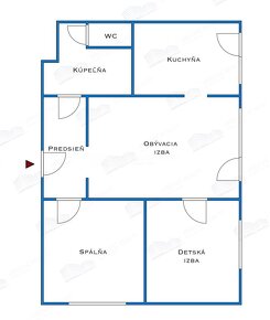 Na predaj pekný 3. izbový byt v Bratislave - Karlova Ves - 16