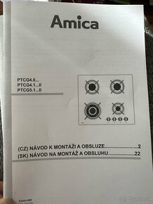 Elektricka teplovzdusna rura a plynova varna doska Amica - 16