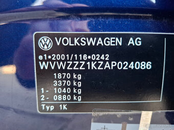 VW GOLF 6 2,0 TDi r.v. 2009 - 16