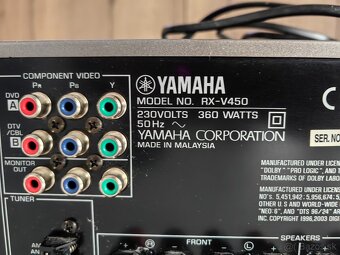 Yamaha RX-V450 - 16