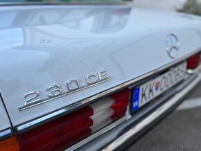 Mercedes Benz 230CE C123 Coupe /w123 - rv 1982 Biele SPZ - 16