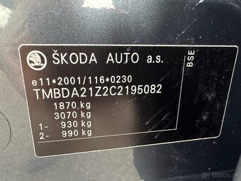 Škoda Octavia II 1.6 LPG 2012 Klima Ťažne Tempomat - 16