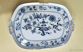 Originál cibuľový porcelán - Misy, podnos a tortový tanier - 16