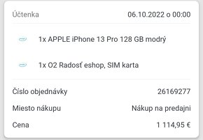 Iphone 13 Pro 128G - 16