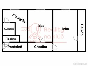 Na predaj 2-izbový byt na Ulici Nám. Gy. Széchényiho v NZ - 16