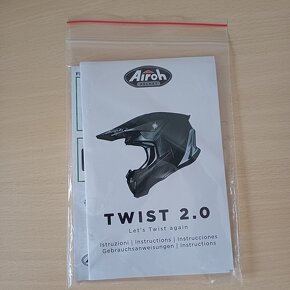 Motokrosová přilba IMX + brýle Raven / Airoh Twist - 16