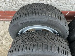 R16 zimná sada Audi A4 s pneu. Continental 205/60 R16 - 17