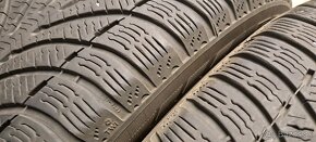 ZIMNÉ 215/55 R17 2ks MICHELIN a 4 ks BF-GOODRICH cca 5-6mm - 17