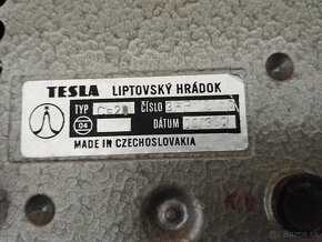 Starý telefon TESLA typ CS20, rok 1980 dekorace, do sbírky - 17