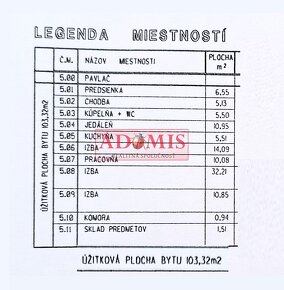 predám 4-izb tehlový byt, 108m2 + parkovanie, Tomášikova uli - 17