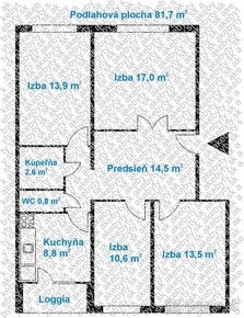 Prenájom 4 izb. byt na začiatku Petržalky - 17