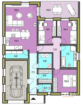 CREDA | predaj moderná novostavba rodinný dom, Nitra - Kynek - 17