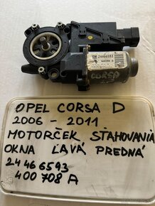 Opel Corsa D 2006-2011Corsa C 2000-2005 Corsa E 2015 - 17