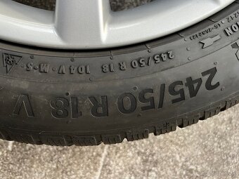 BMW 7 G11 G12 zimna sada Contiental 245/50 R18 - 17