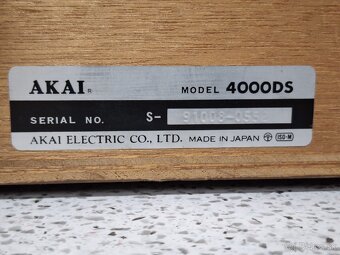 ONE-MICRON GAP HEAD / AKAI 4000DS / THREE HEAD - 17