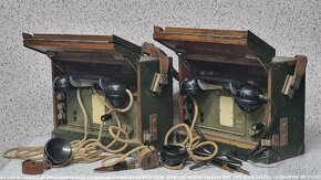 2x ARMÁDNY POĽNÝ TELEFÓN / Armeetelephon 1932 SWISS WW2 - 17