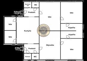 6 izbový tehlový byt v centre Košíc, Masarykova ul., 164 m2 - 17